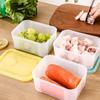 Контейнер для хранения замороженного мяса, холодильник, продукты, сохранение свежести, прозрачная банка для хранения, органайзер для хранения овощей для дома и кухни