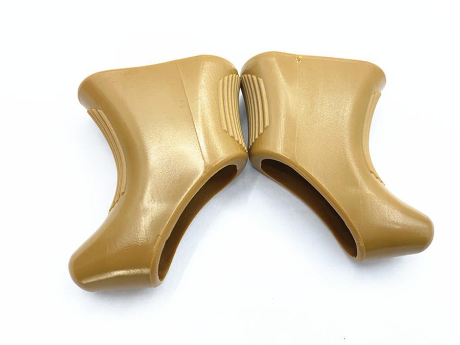 Одна пара коричневых накладок на тормозные ручки типа «щиток» для Campagnolo Nuovo / Super record