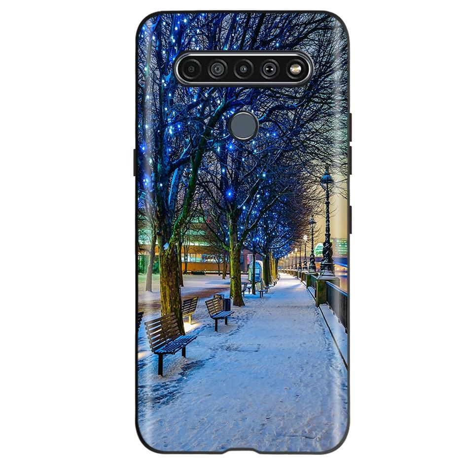 Чехол для LG K61 2020 Милый Кот Бабочка Мягкий Силиконовый Ударопрочный Чехол для Телефона Для LG K61 K 61 Fundas Case LGK61 Coque 6.53'' Shell