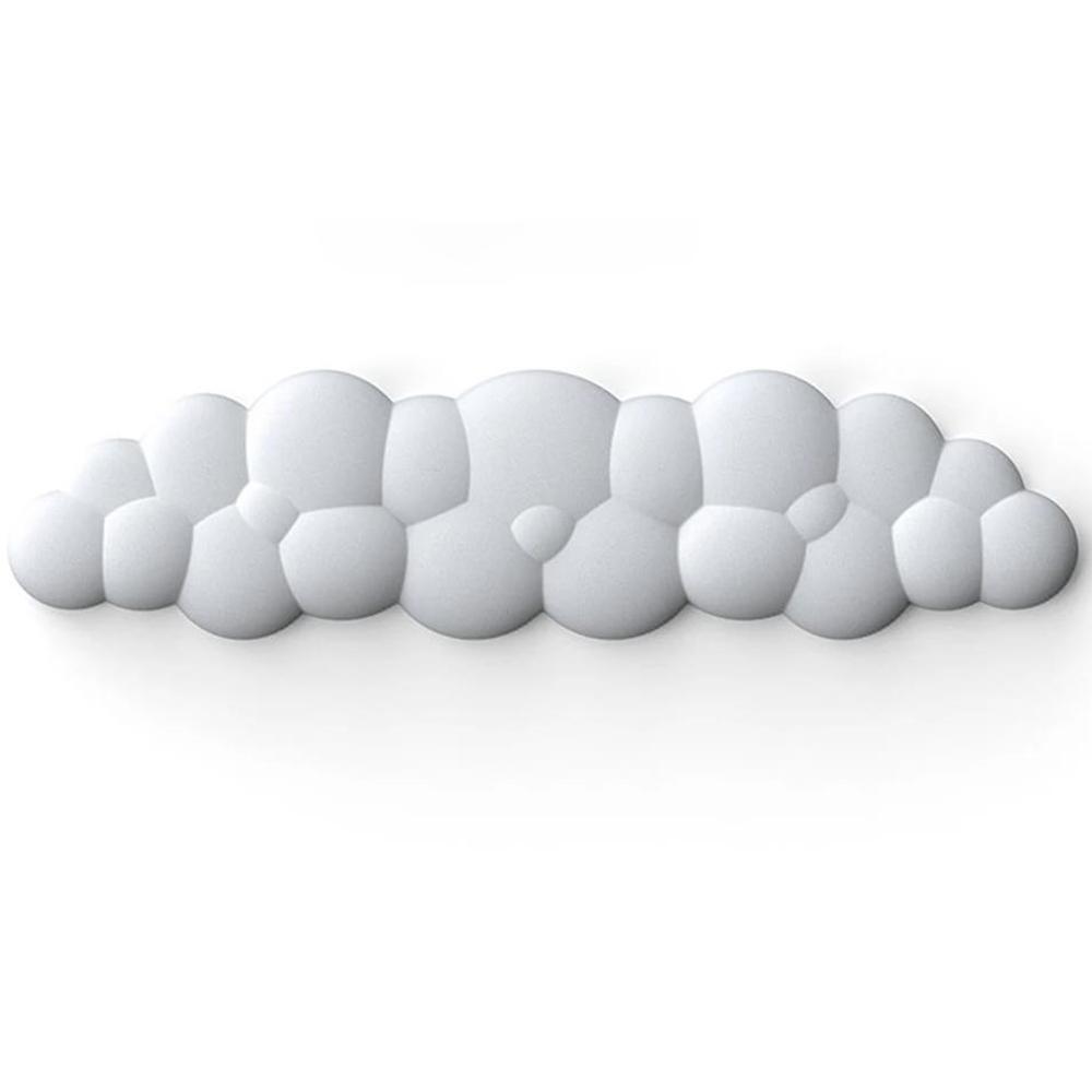 Keyboard Cloud Wrist Rest Pad Ergonomic Mouse Pad Typing Wrist Cloud Shape Wrist Rest Pad Soft PU Material Anti-Slip For Home
