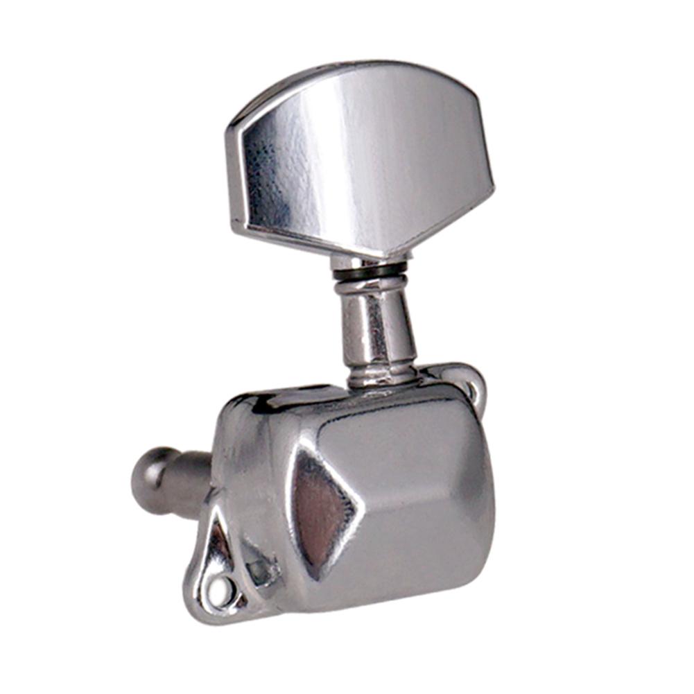 Guitar String Tuning Pegs 6pcs Semi-Closed Tuner Machine Heads for Folk Guitar