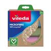 Vileda 100% Recycled Microfiber Cloths Pack of 3