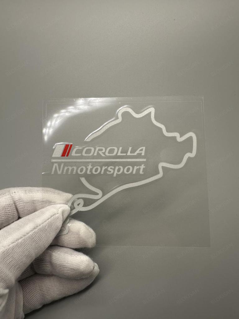 Наклейка на лючок бензобака Corolla Заднее стекло Заднее X G