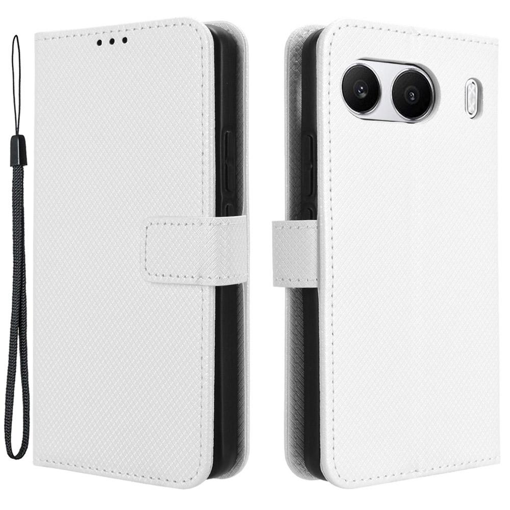 For OnePlus Nord 4 5G Phone Stand Case Diamond Texture PU Leather Cover Wallet