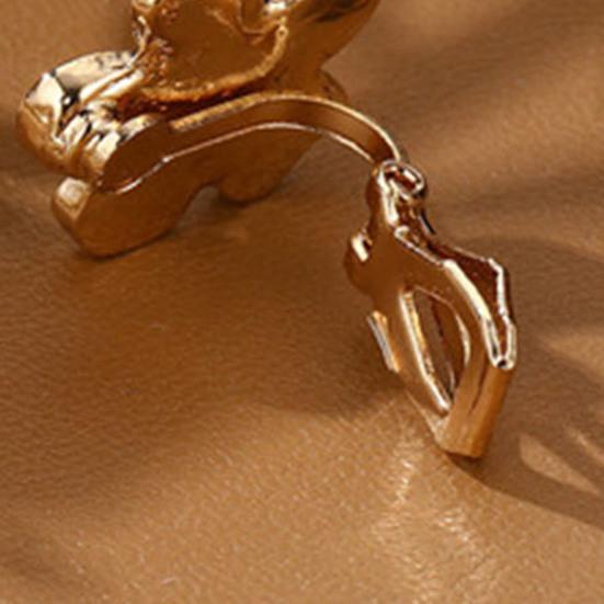 Корейский стиль, черные розы, зажимы для ушей, блестящие серьги-клипсы с инкрустацией стразами, ювелирные изделия