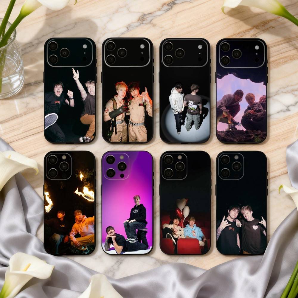 S-Sam And C-Colby XPLR A-Adventure Phone Case For iPhone 17,16,15,14,13,12,11 Plus,Pro Max,XS,Soft Silicone Black Cover