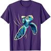 Sneaking Turtle - Zoologist Zookeeper Beach Ocean Sea Lover T-Shirt