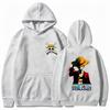 Bandai One Piece  Hoodie Luffy Print Sweatshirt High Quality Fleece Pullover Warm Winter Harajuku Streetwear Top