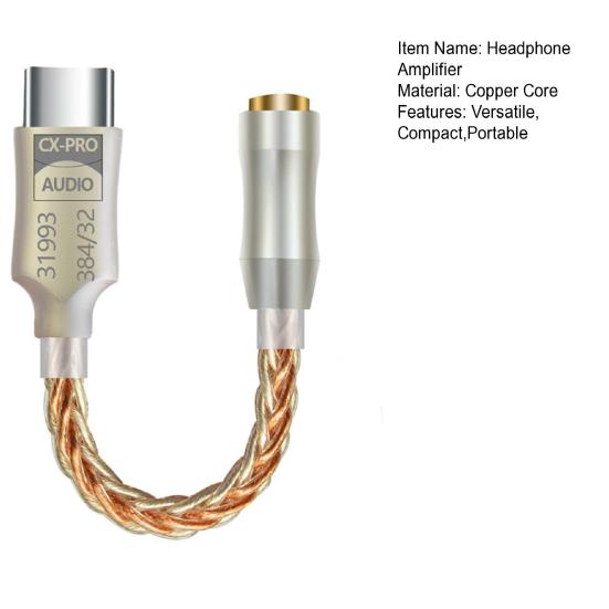 Усилитель для наушников 3,5 мм USB Type C CX31993 Hi-Fi ЦАП IEM AMP Адаптер для мобильного телефона Компактный