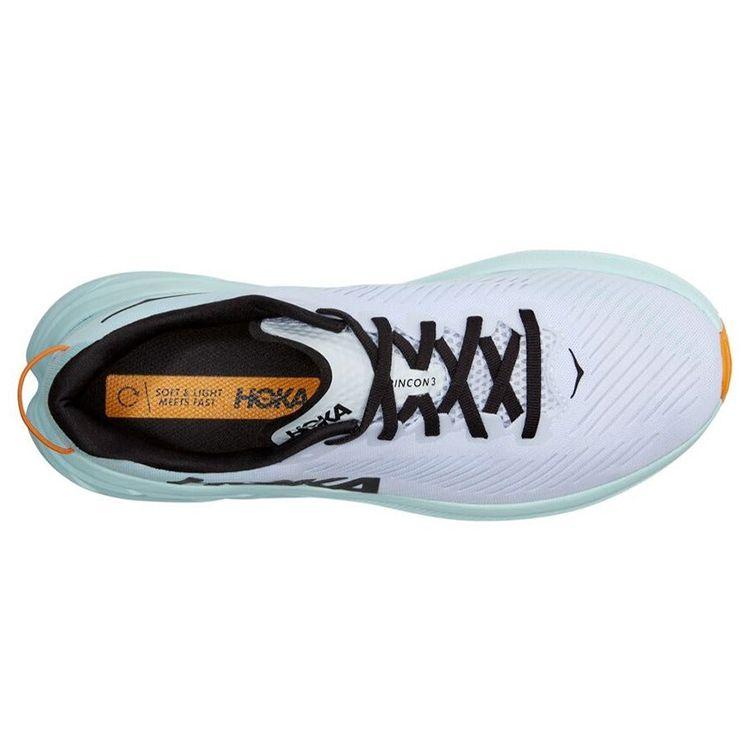HOKA Rincon 3 White Blue Glass Men Sneakers 1119395-WBGL