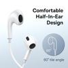 Baseus Encok C17 Wired Earphone Type-C with Mic In-ear Wired Headphones For OPPO VIVO HUAWEI Xiaomi Samsung Cellphone Headsets