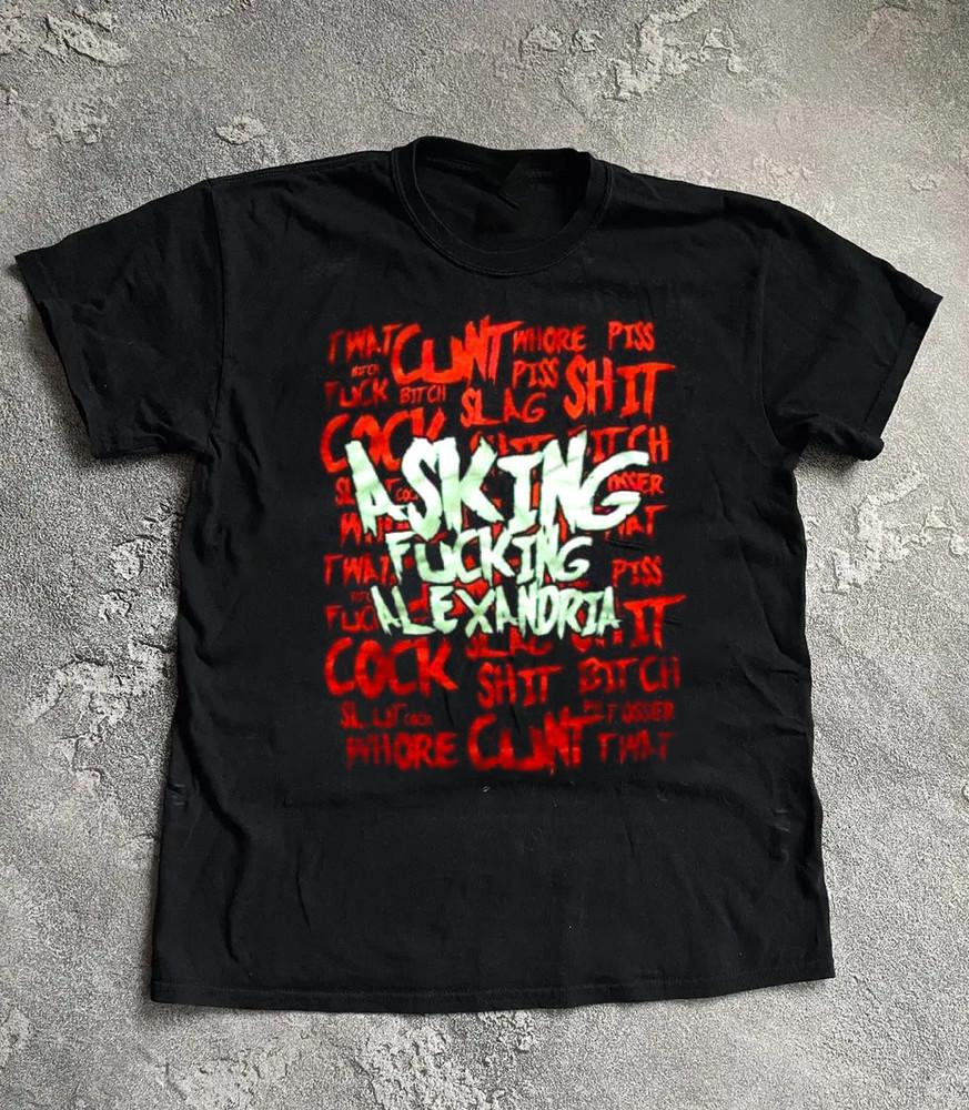Винтажные футболки Gildan Asking Alexandria Унисекс Концертные S - 5XL LO138 Унисекс Футболка