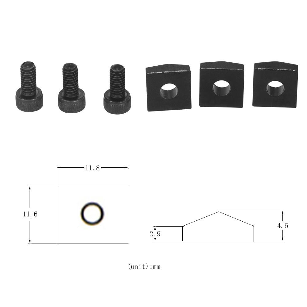 Электрогитара Тремоло Бридж Струнные Замки Система Блокировки Струн Металлический Порожек Блок и Зажим Шестигранные Винты Гитарные Детали