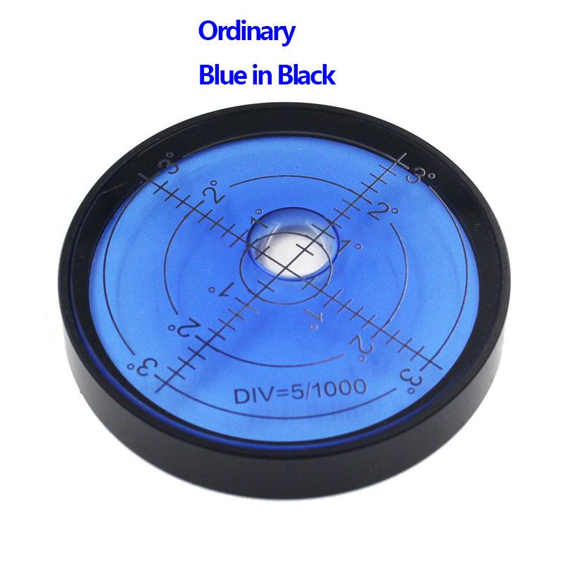 Магнитный многоцветный универсальный круглый металлический спиртовой уровень пузырьковый бусина горизонтальный инструмент диаметр 60*10 мм 1 шт