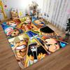 "One Piece Anime Carpet Featuring Straw Hat Crew Characters Design" Suitable for use as an anti-slip for living room bedroom sofas