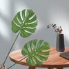 UV-resistant Artificial Leaf No-watering Fancy Decorative Plastic Fake Monstera