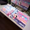 Extended Anime Kawaii C-crayon Shin-chan Mouse Pads Non-slip Cartoon Rugs Gaming Aesthetics Table Laptop Keyboard Rubber Carpets
