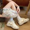 Sneakers Women's Shoes 2025 New Popular Spring Thick-soled Versatile Little White Shoes Soft-soled Lightweight Running Casual Shoes