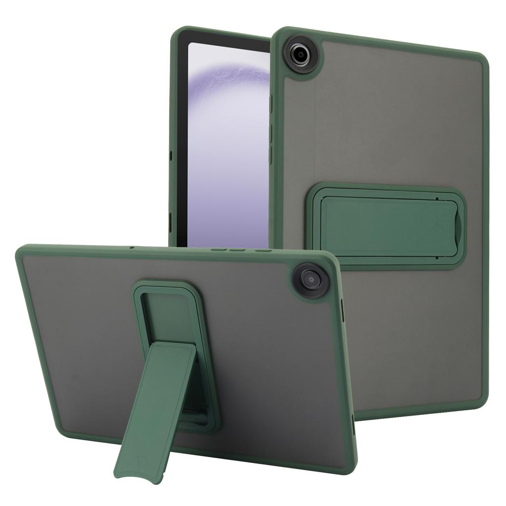 For Samsung Galaxy Tab A9+ Case with Kickstand TPU+PC Skin-Touch Tablet Cover