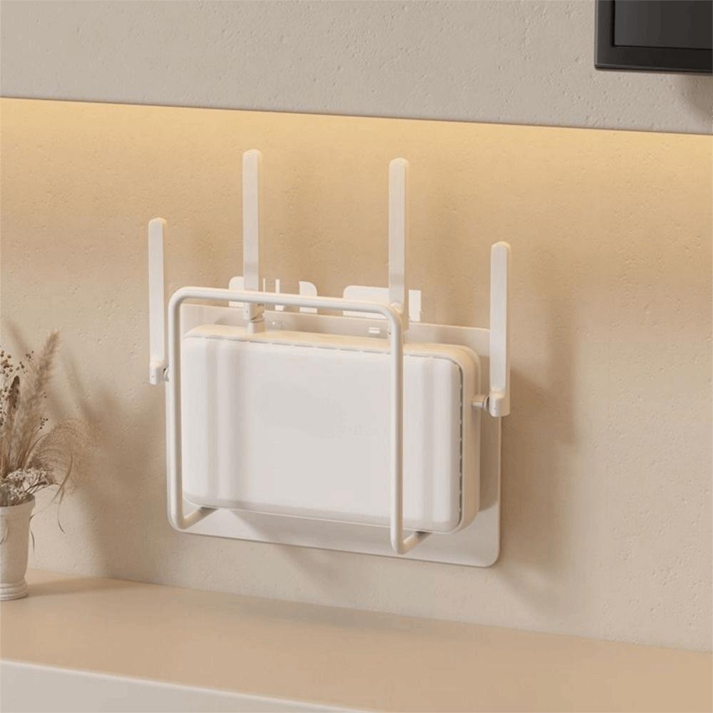 Modem Style Router Shelf Wall Mount Holder Router Storage Box Router Storage Rack  Office