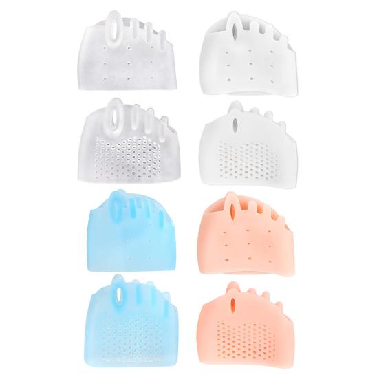 Разделитель пальцев ног для перекрывающихся пальцев ног Дышащие разделители пальцев ног для женщин и мужчин Выпрямитель для перекрывающихся пальцев ног Многоразовые разделители пальцев ног для ухода за ногами Йога