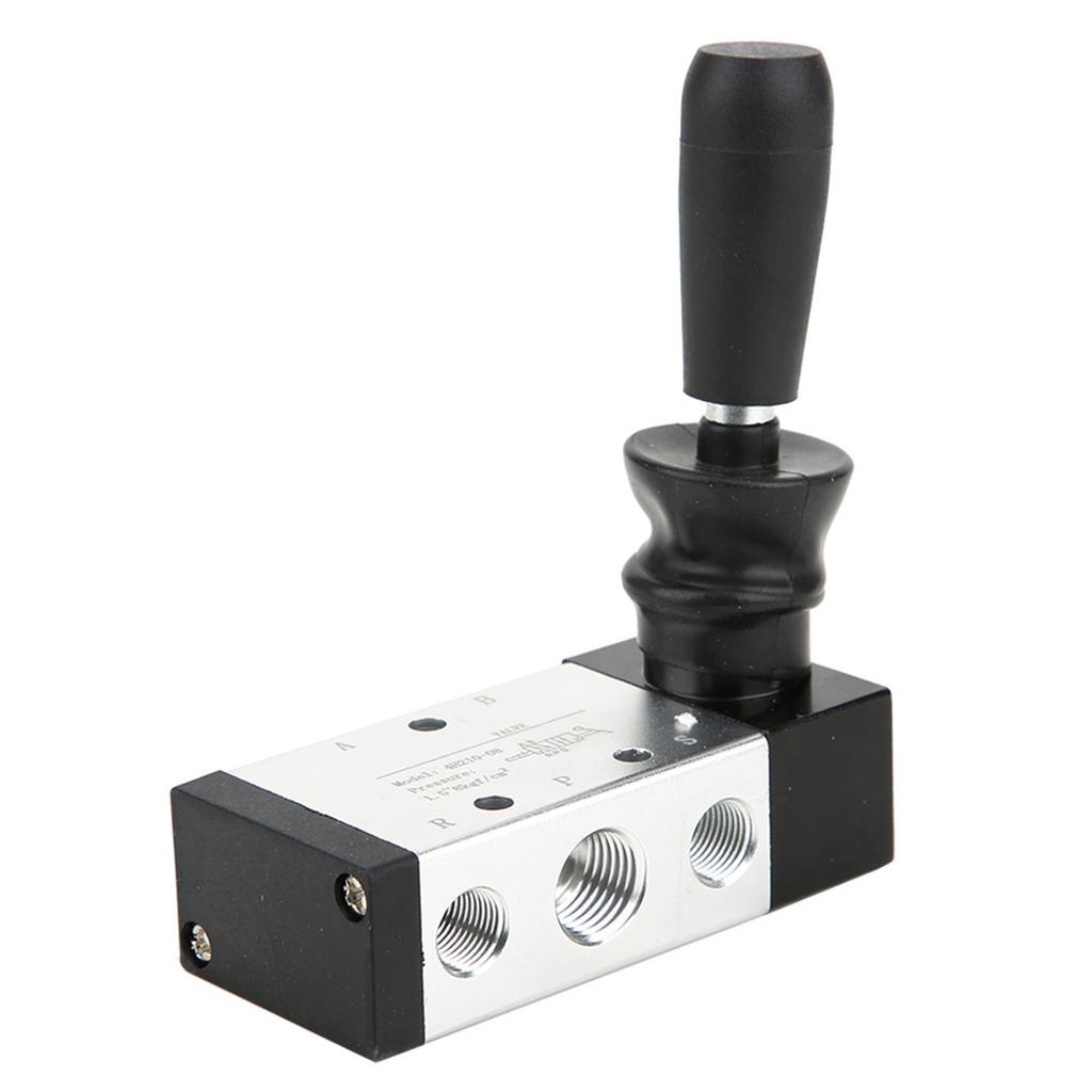 Пневматический клапан ручного управления 5-портовый 2-позиционный клапан с ручным рычагом 0 0,8 МПа (4H210 08)