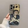 Керамический чехол для мобильного телефона с росписью из пещер Дуньхуан, высококачественный для IPhone15, для Apple 14promax, чехол-пленка 13, нишевый