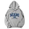 New casual sports sweater fleece hooded sports sweater men's and women's autumn and winter sports fashion