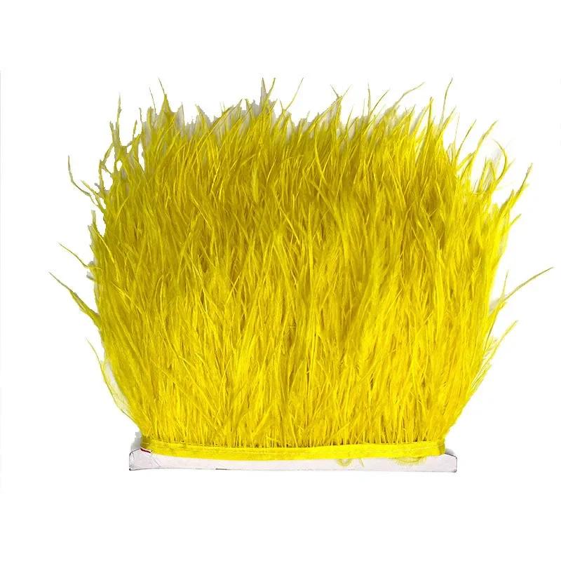 Feather5m Ostrich Hair Fringe Feather Trims Stage Costume Accessories Manufacturers