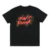 Мужская летняя хлопковая футболка Daft Punk Женская однотонная с коротким рукавом Унисекс Уличная одежда