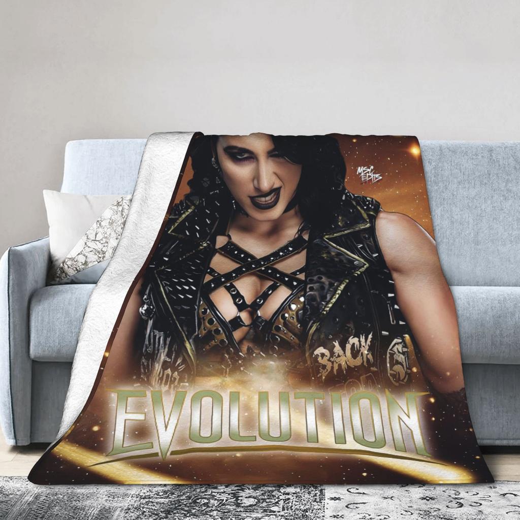 Теплое Мягкое ОдеялоДетское Одеяло для Путешествий на Самолете Rhea Ripley Мультяшное Искусство Плед Фланелевое Покрывало для Спальни Пушистое Покрывало для Дивана-Кровати