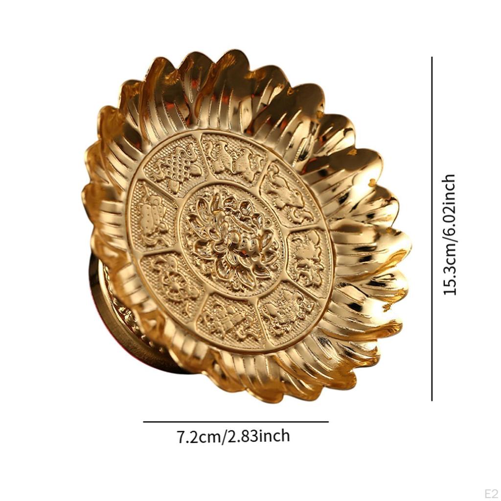 Буддийская фруктовая чаша на ножках для еды, десерта, закусок, лотосный поднос, храм для стола