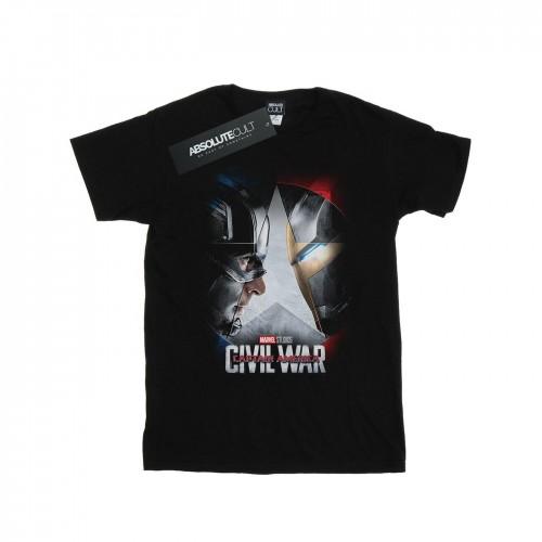 Marvel Studios Mens Captain America Civil War Poster T-Shirt