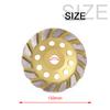 125/150mm Diamond Segment Grinding Cup Wheel Disc for Concrete Granite Stone Ceramic Grinding Cutting Wheel 1pc