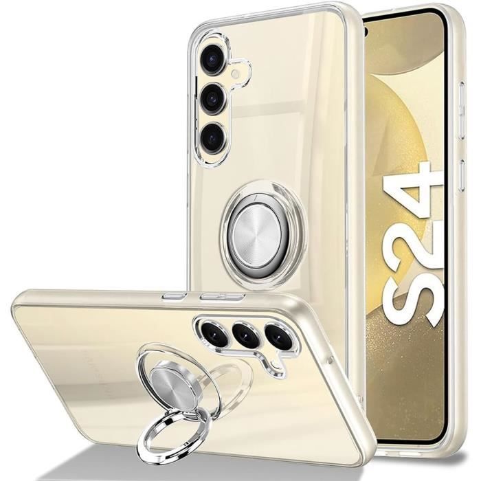 Coque de protection - BOOLING - pour Samsung Galaxy S24 - Silicone Souple - Antichoc - Transparent