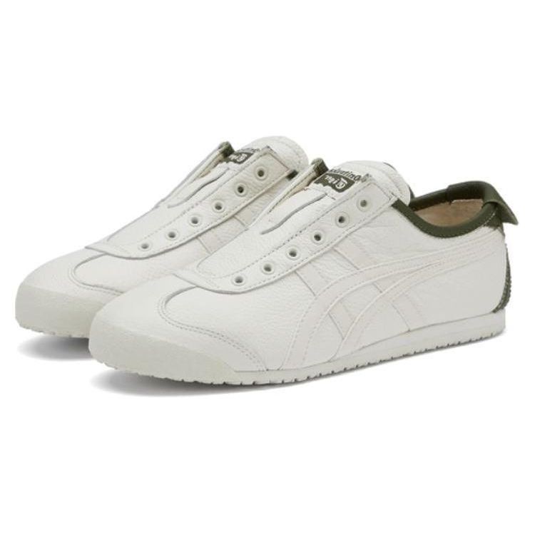 ONITSUKA TIGER Mexico 66 Slip-On Leather Casual Shoes Unisex Sneakers White 1183B815-100