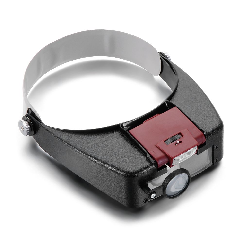 Светодиодный освещенный козырек Ювелирные инструменты Лупы для ремонта Ювелирная лупа