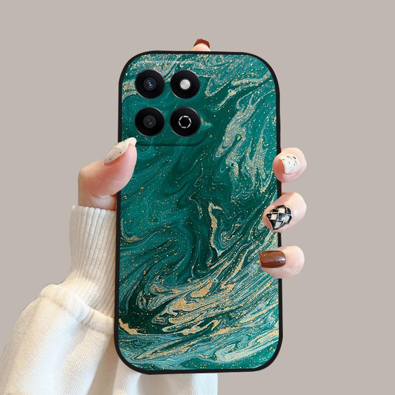 Мультяшный чехол-книжка для Honor 200 Smart Case X7c 4G Силиконовый мягкий ТПУ чехол для телефона для Honor Play 60 Plus 5G Защитный чехол Funda Cases