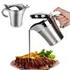 Beef Steak Gravy Dispenser Large Capacity Double Walled Insulated Stainless Steel Tomato Sauce Pots Kitchen Supplies