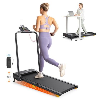 Восстановленная беговая дорожка SYSURO S1L MIX Walking Pad, двигатель 2,5 л.с., скорость 0,6-6,2 миль/ч, режим HIIT, наклон 9%, 5-слойное беговое полотно, тихая <45 дБ, складная