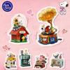 Pantasy Snoopy Full Range Of Building Block Carriers Phonographs Typewriters Assembly Models Puzzle Toys Collectibles Gifts