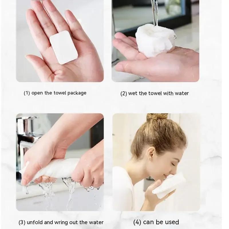 Сжатое полотенце полотенца для рук аксессуары для ванной комнаты влажные салфетки спа компрессионные эстетические принадлежности для отелей одноразовые 10/20 шт