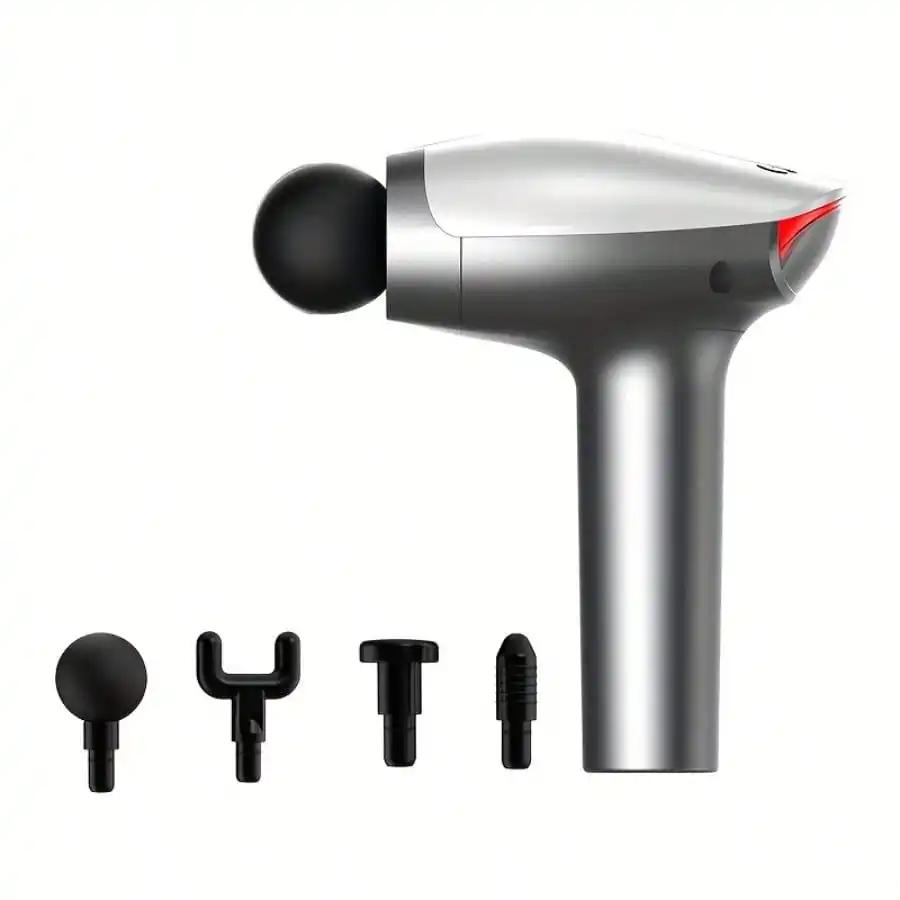 Двухголовочный фасциальный пистолет, USB-зарядка, электрический пистолет для расслабления мышц, фитнес-массажный пистолет