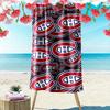 Пляжное полотенце с принтом Montreal Canadiens, большое, мягкое, быстросохнущее, для пляжа, кемпинга, плавания