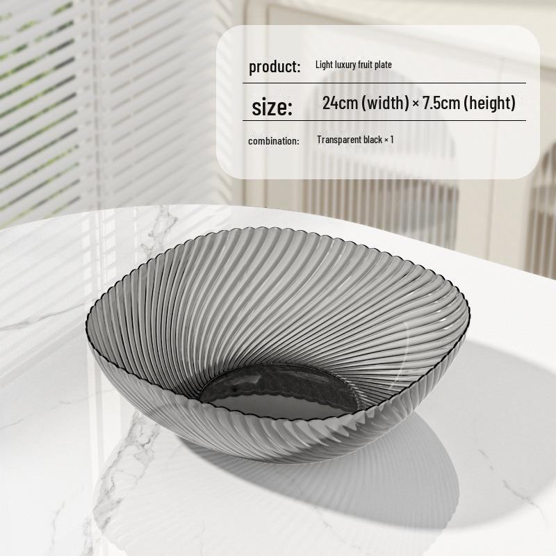 Элегантная фруктовая тарелка из ПЭТ: Стильная и роскошная ваза для конфет или сухофруктов для гостиной
