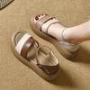 Muffin Platform Sandals Women's New Summer Wear Fashion Women's Shoes Light Leather Shoes Soft Soles Not Tired Feet