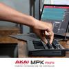 Akai Professional MIDI-клавиатура Контроллер Mini 25-клавишный USB Velocity Sensitive 8 Drum Pad Программное обеспечение для создания музыки MPK mini mk3 Gray