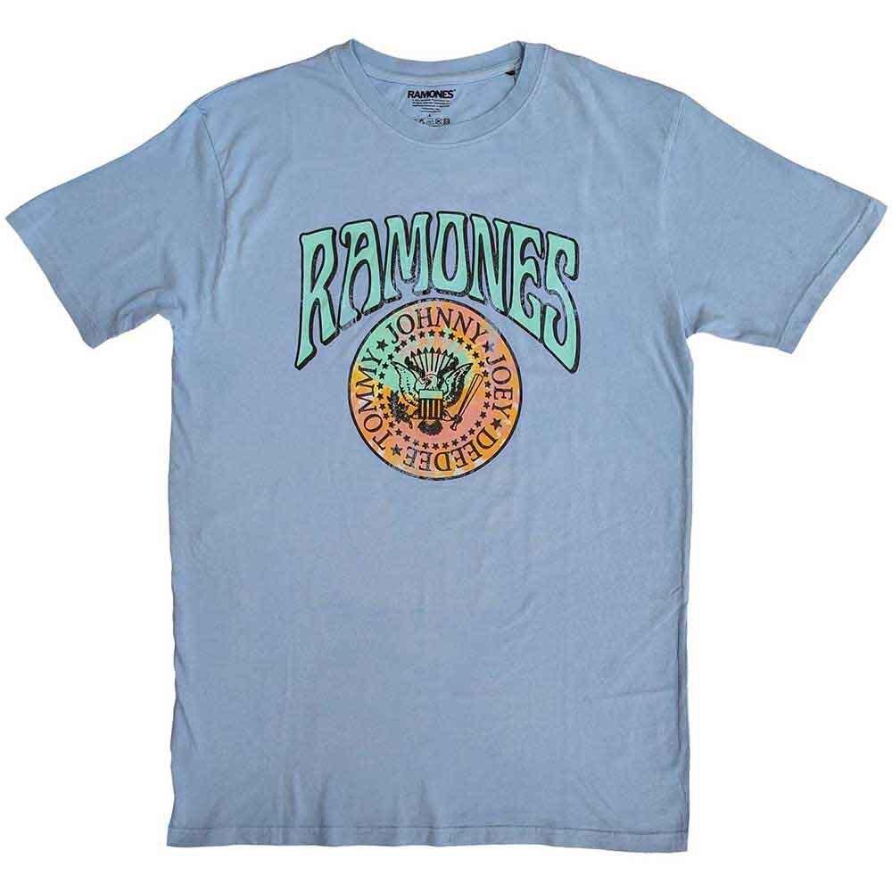 Ramones Unisex TShirt Crest Psych (Medium)