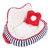 Indoor Cat Bed Warm Soft Enhanced Comfort Cute Look Washable Plush Cat Dog Bed for Autumn Winter S