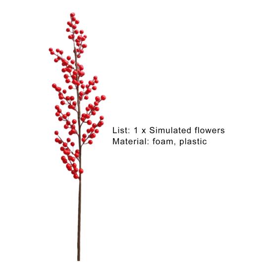 Имитация красных фруктов, не выцветающая, сделай сам, легкая декоративная поддельная пена, красные фрукты, ветка растения для сада